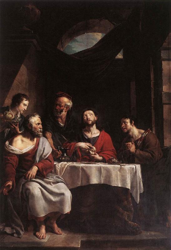 HERREYNS, Willem Supper at Emmaus sf France oil painting art